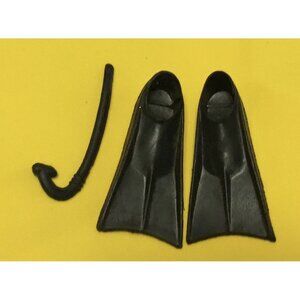 Vintage G.I Joe 1960's Adventure Team Scuba Gear Diving Diver Fins Snorkel